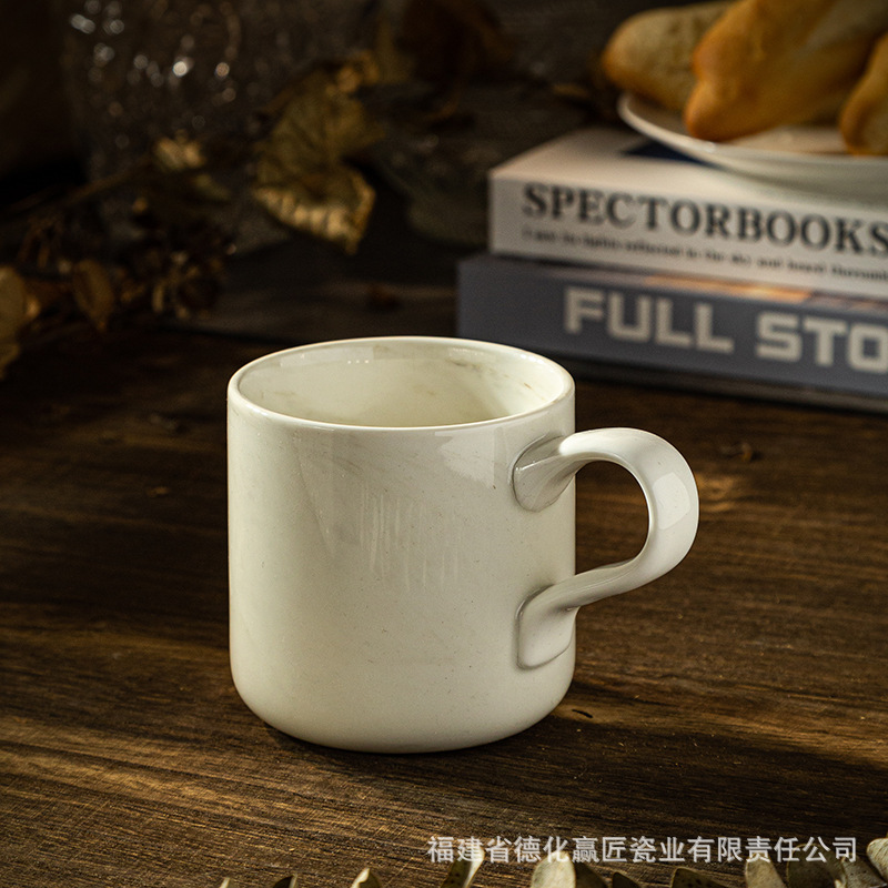 Tazas de cerámica de mármol transfronterizas europeas de marmol de pareja tazas de agua domésticas tazas de café para hombres y mujeres