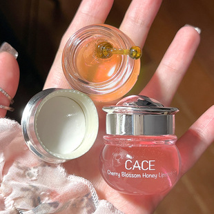 Cherry Blossom Honey Lipstick Moisturizing Dry Lip Repair Crack Pink Tender Doodle Lip Girl's Cheap Fruit Flavor