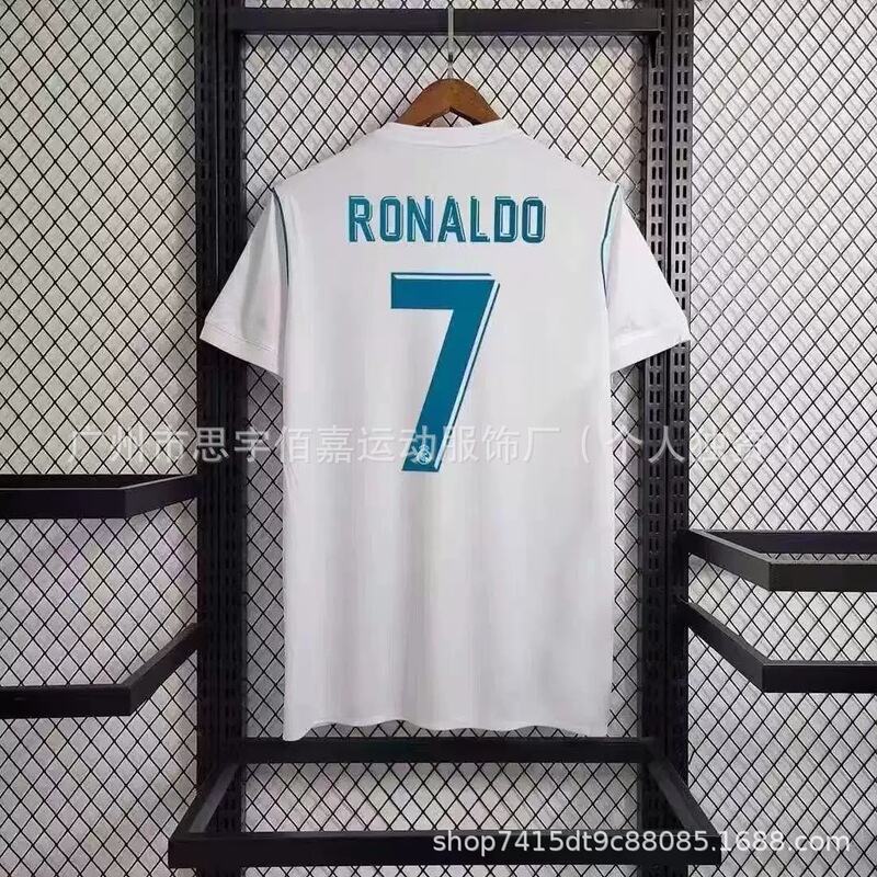 尤文巴巴巴巴巴皇馬パリAC国米リスボン復古ユニホームcr 7球星同服半袖|undefined