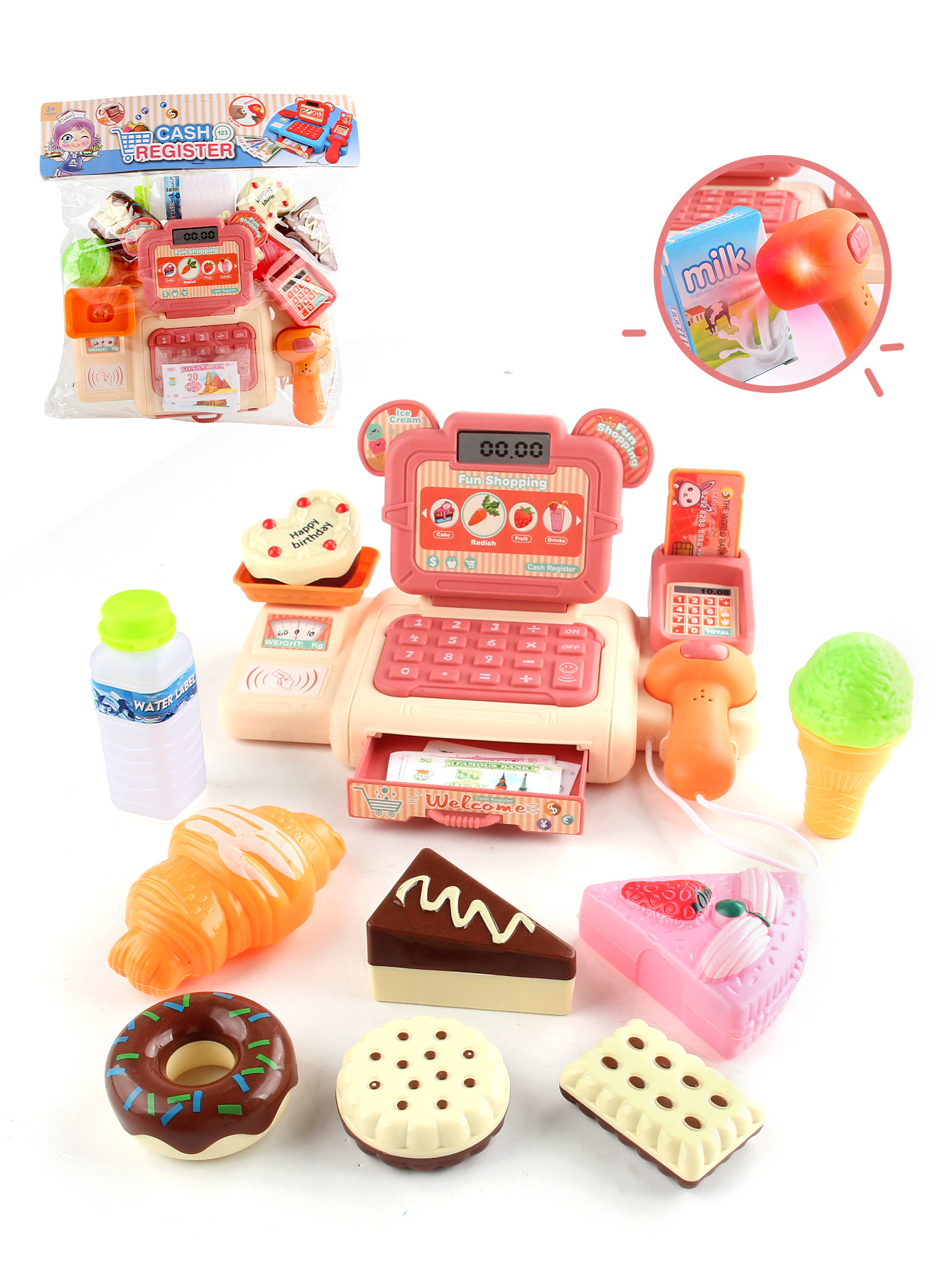 Simulation Shopping Cash House Toys Electronic Game Lighting And Sound Effects Supermarket Cashier Toys For Children Gifi O1Cn01N9Xrmr1Ke9R0Qacfp !!2206776261188 0 Cib