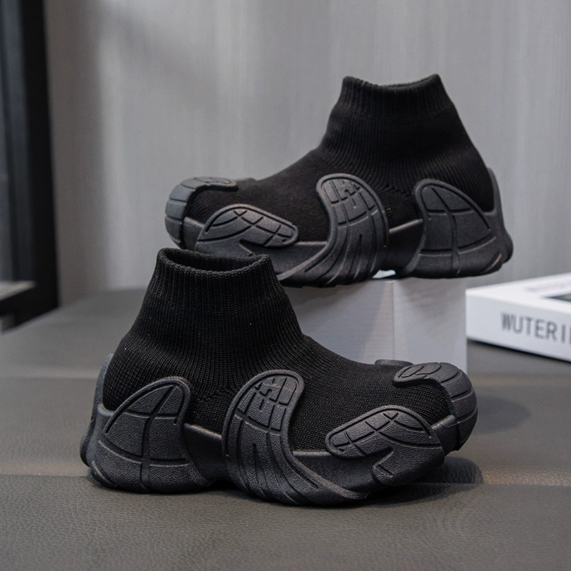 Носки для девочек 2024 осенние новые детские нескользящие кроссовки на мягкой подошве