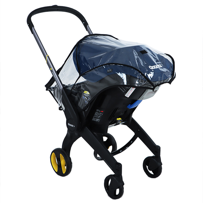 Doona Baby Carriage Rain Cover Accesorios especiales Cesta de elevación Asiento de seguridad Cesta de elevación Rain Cover de tela universal image 5