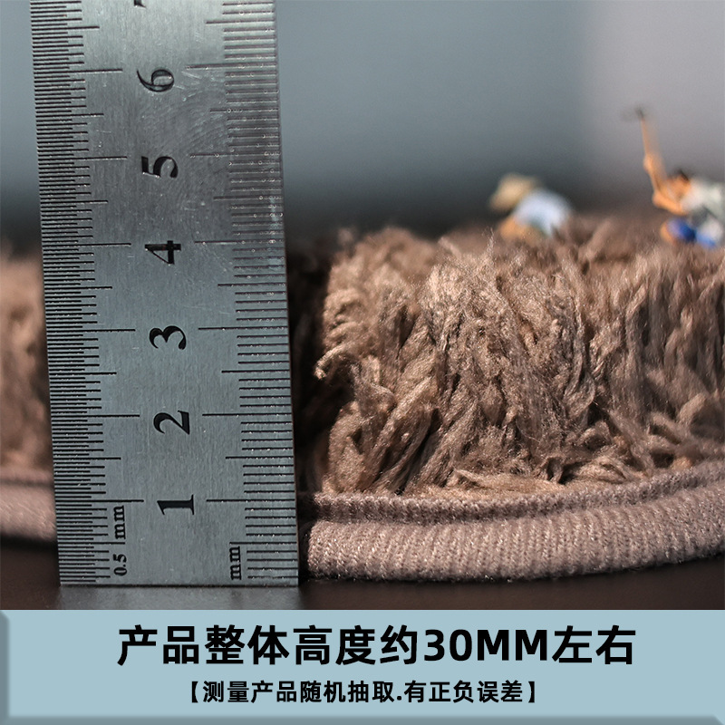 Alfombrilla antideslizante en la puerta del baño flocado Alfombra absorbente gruesa Alfombra de entrada del inodoro Alfombrilla de la puerta Alfombra de la cama del dormitorio