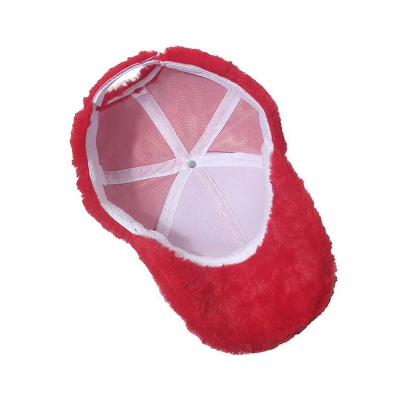 Mädchen Winter Baseball Cap Mit Hasenfell Warme Freizeitmütze_voghion.com