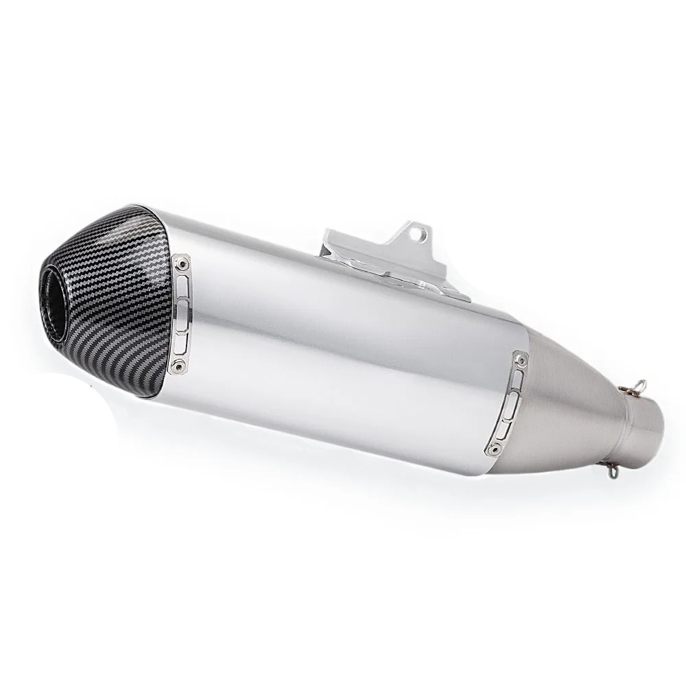 Off-Road Motorcycle Modified Tailpipe Exhaust Pipe Stainless Steel Pipe Aluminum Bracket Exc Crf150 Exc Wr450