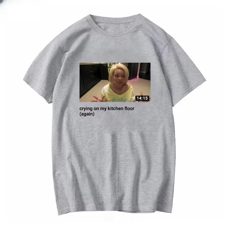 2026 New White T-Shirt with Iconic Trisha Pastas Youtube Video Design on the Kitchen Floor 2026 New White T-Shirt with Iconic Trisha Pastas Youtube Video Design on the Kitchen Floor