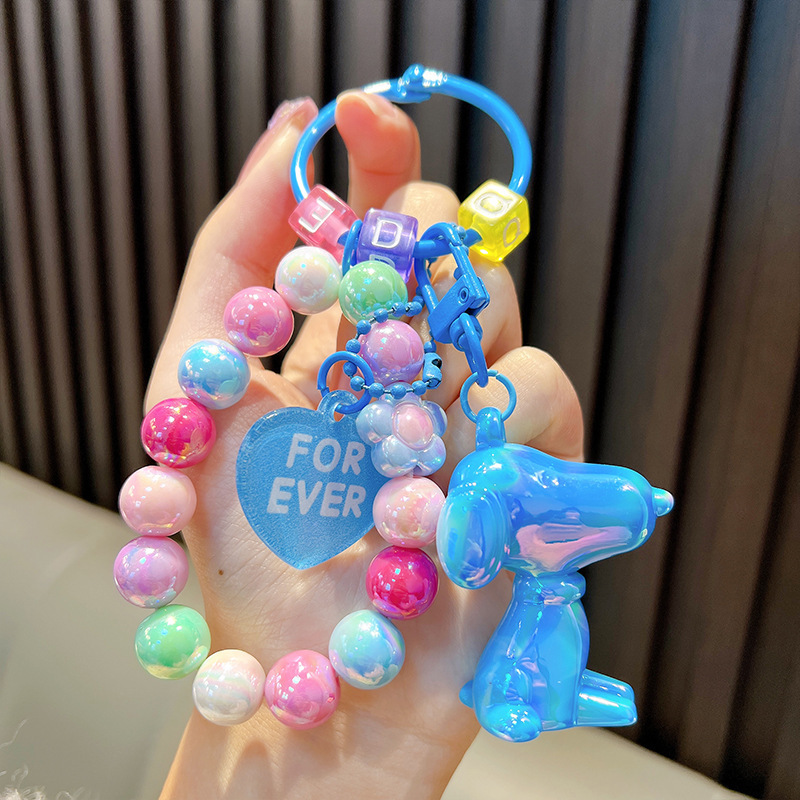 Cuentas de asiento osos colgantes de llaves de bolsos acrílicos exquisitos colgantes de llaves de automóvil colgantes pequeños regalos al por mayor