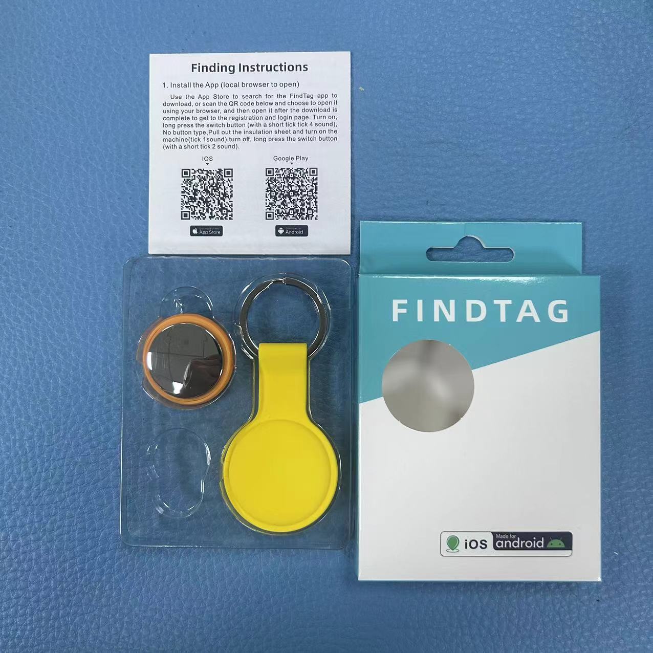 Tracker, Universal GPS Locator - yellow-anti-detection-universal-global-positioning-1-year-battery