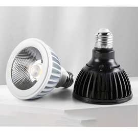 Par20聚光Led餐厅射灯 PAR30PAR38灯泡12W18W超亮E27外壳套件