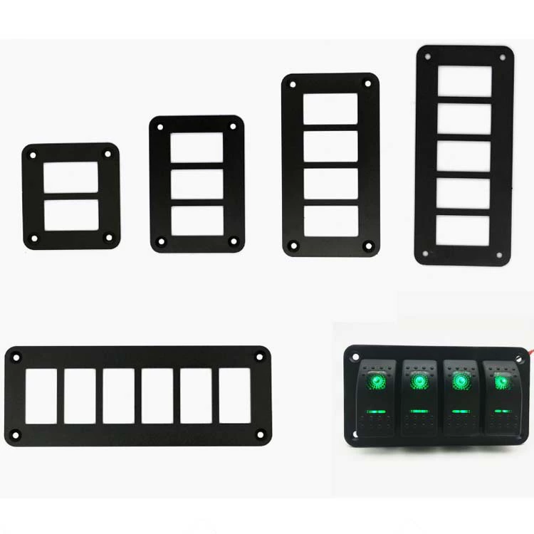 Монтажная рама комбинации переключателя судового типа 1p 2p 3p 4P 5P 6P 7P 8P модифицированное отверстие кулисного переключателя автомобиля