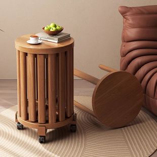 Imitation Solid Wood Round Stool for Tea House, Stacking Combination Stool, Folding Chair, Spare Dining Table and Chair, Bench, Stacking Stool