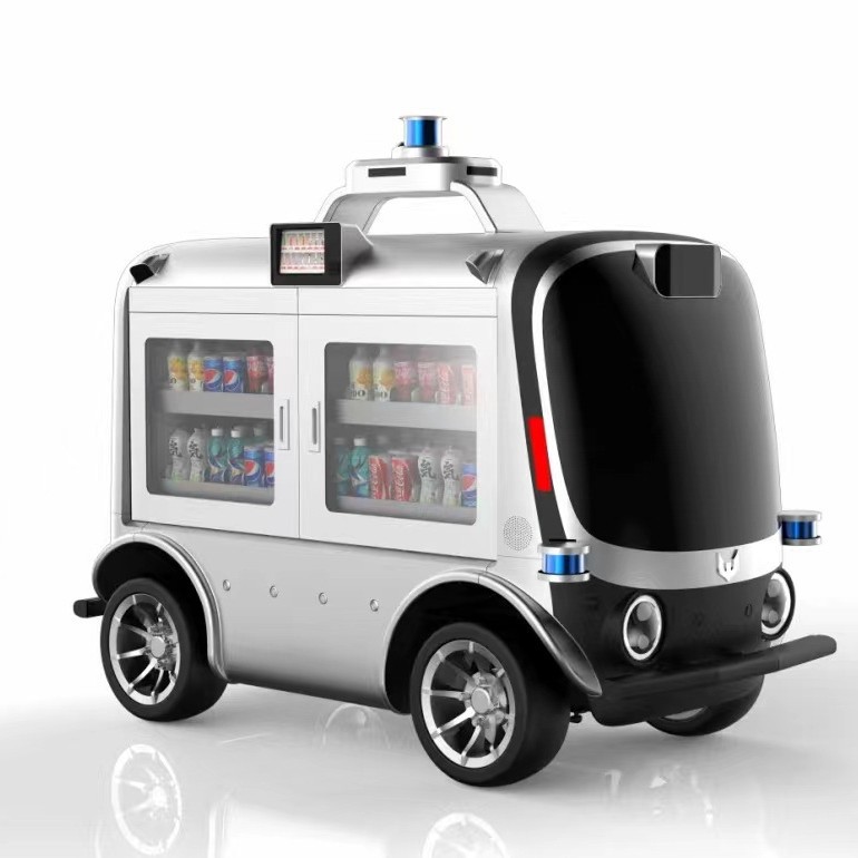 Parque al aire libre sin conductor Camión de venta Comunidad Carretera Venta de automóviles Propiedad comunitaria Bebidas Máquina expendedora Almacenamiento de paquetes