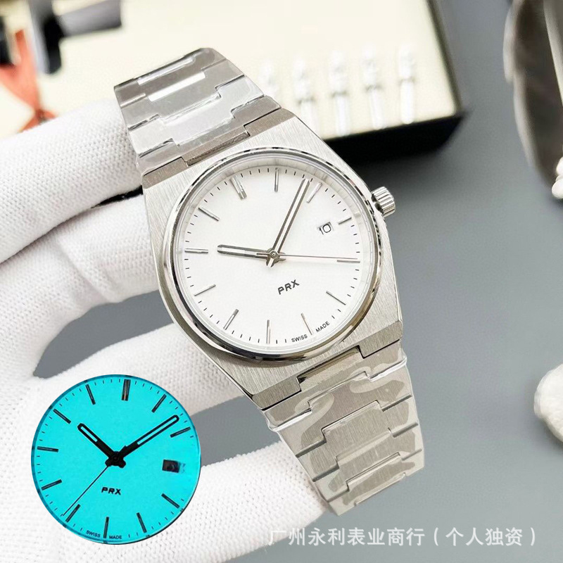 Prx Watch Men's Sports Casual Watch Tianjia Super Player Watch Men's Quartz Watch Steel Band Calendar Men's Watch Prx Watch Men's Sports Casual Watch Tianjia Super Player Watch Men's Quartz Watch Steel Band Calendar Men's Watch
