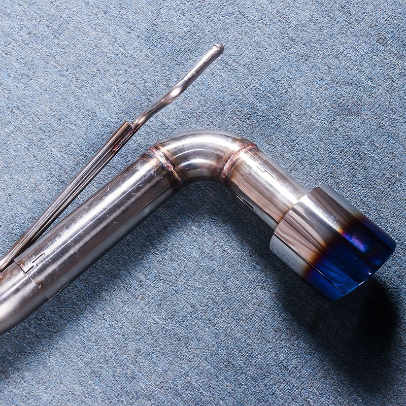 Golf 6 7.5 7 8 Scirocco Car Exhaust Pipe Upgrade Tail Section Swallowtail Dual Outlet Quad Outlet Middle Outlet Accessories