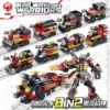 BLK070 train eight -in -two [8 boxes per set, place an order by multiples of 8]
