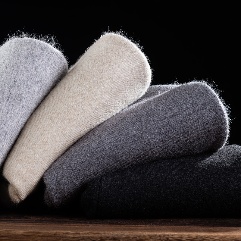 Quần legging nữ len cashmere dày dặn giữ nhiệt lưng cao — phụ nữ da đen