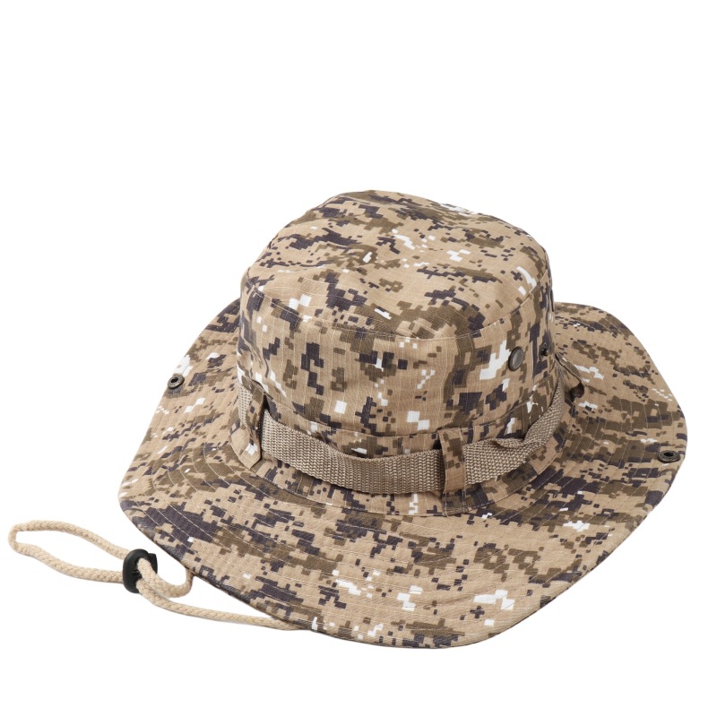 Women's Simple Style Commute Color Block Printing Wide Eaves Bucket Hat display picture 7