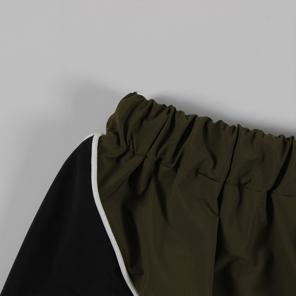 Conjunto deportivo sexy de otoño para mujer, holgado, informal, con contraste de color, de manga larga y abrigo, falda