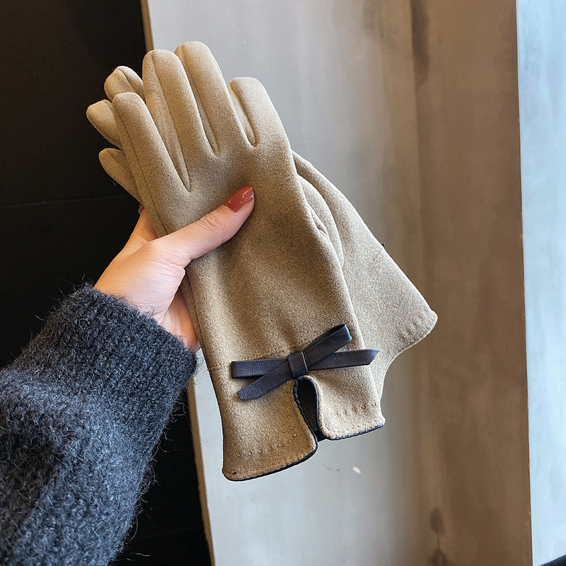 Nuovo Chao consigliato! Guanti invernali per donna più velluto spesso autunno equitazione e guida protezione dal freddo caldo touch screen_voghion.com