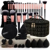 Black set, 48 pieces, Chanel style