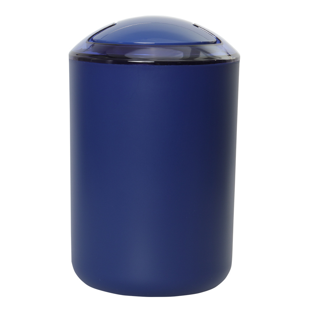 Color sólido basura con tapa cesta de papel higiénico hogar impermeable mecedora tapa basura puede cocina creativa Flip basura puede