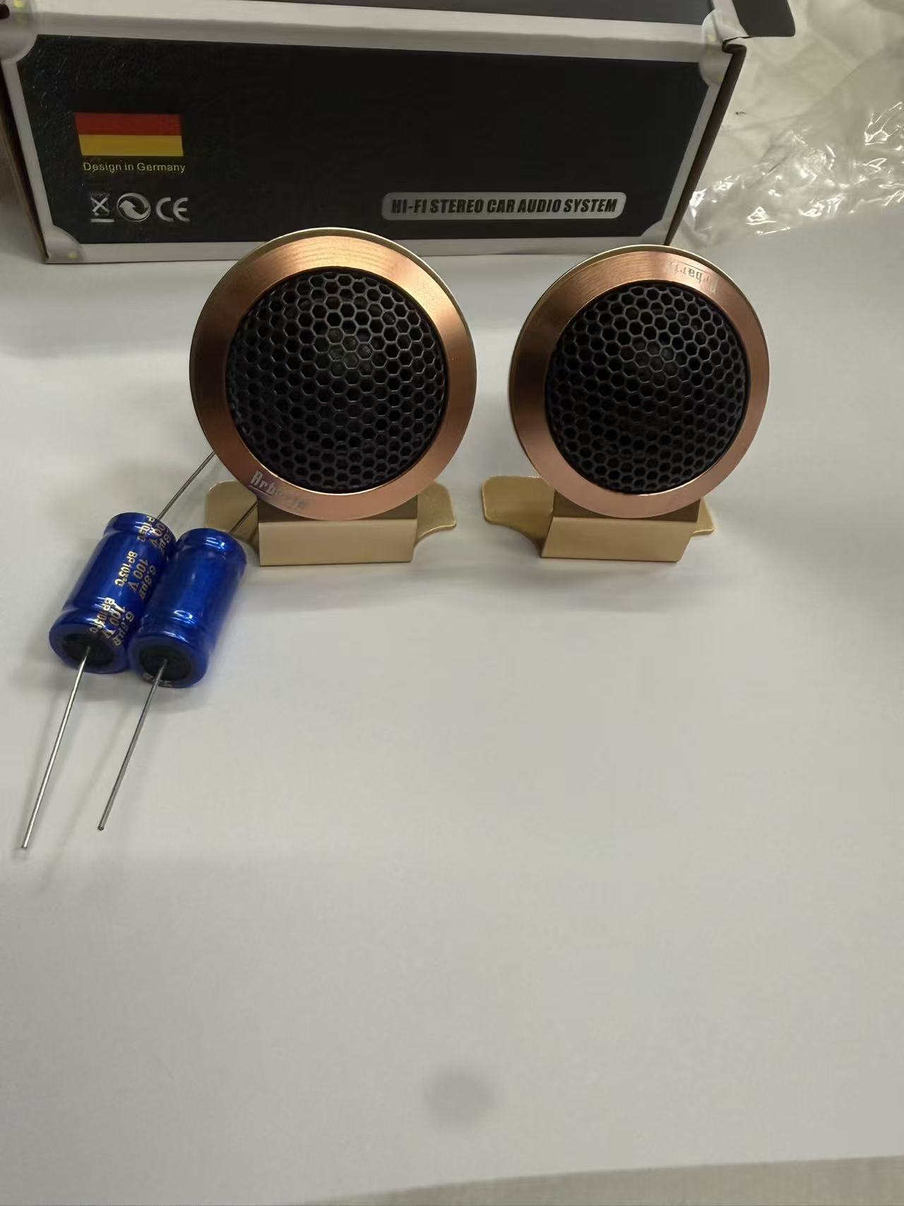 Car audio tweeter imported from Germany AS258 2inch audiophile-grade three-way speaker car tweeter