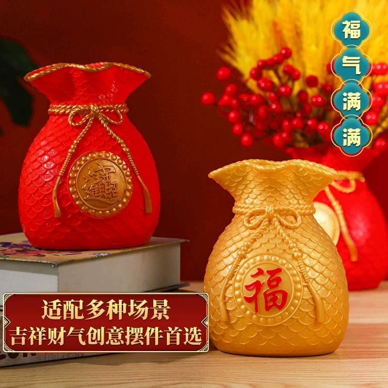 Приятное украшение счастливых сумок с поддельными цветами в имитации цветов в гостиной