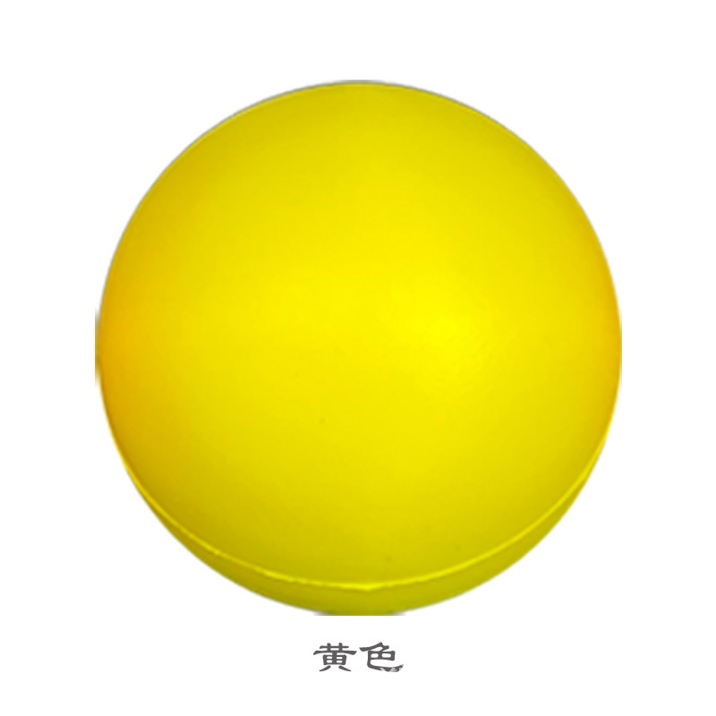 Fabricante en stock sólido brillante pu agarre bola espuma bola descompresión ventilación rehabilitación agarre bola múltiples especificaciones y colores