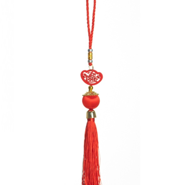 Fiesta del Dragón accesorios colgantes colgantes hechos a mano DIY material linterna de bambú cuerdas coloridas bolsas de incienso perfumadas escoba y coleta