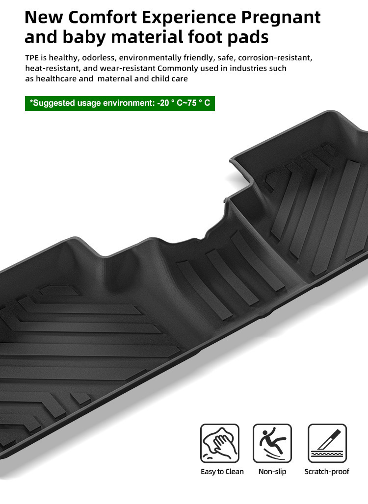 Suitable for 23-25 Mg Mg3 Right-Hand Drive Car Floor Mats, Special Car Floor Mats, Tpe Floor Mats, Cross-Border Supply