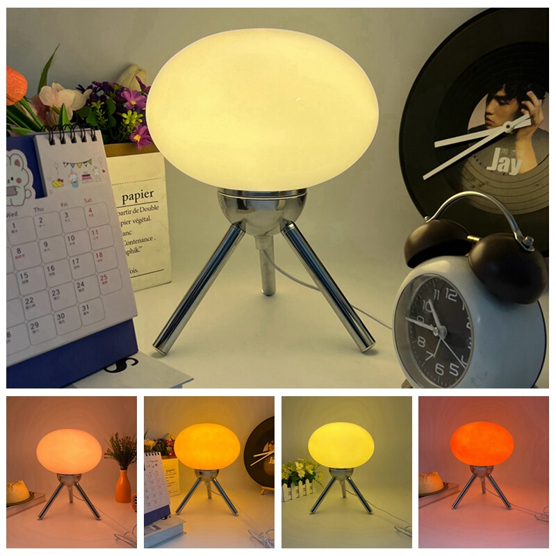 Ancient Bag Lamp House Pleated Table Lamp Ins Style Bedroom Bedside Sense Modern Simple Decorative Table Lamp Decorative Table Lamp