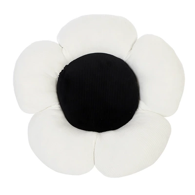 Flower car headrest neck Headrest - flowers-white-waist