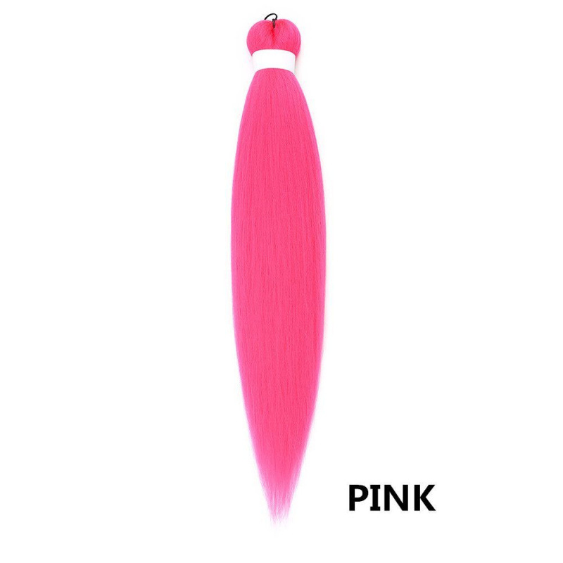 Fijo de baja temperatura de agua caliente FR Easy Braid Fibra química Trenza sucia Multicolor Negro Pechón suave y esponjoso