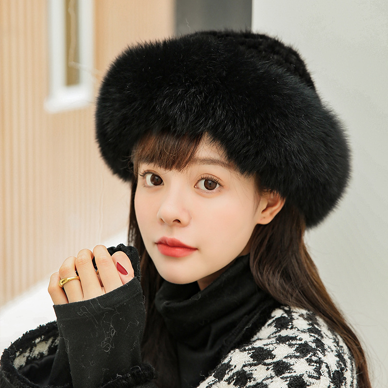 모피 모자 여성 겨울 여우 모피 밍크 모피 밍크 모피 밍크 모피 모자 어린이 모피 모자 모피 모피