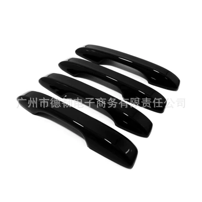 Portal Wrist fiber pattern handle stickers car - 22-civic23-crv-bright-black-ordinary-handle