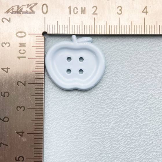 Hot sale small fresh solid color apple button accessories diy hole shoes shoes flower decoration mobile phone case accessories