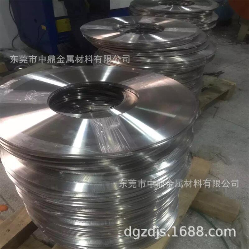 301弹簧钢带 特硬发条料 折弯不断 HV600°  高硬度磨圆边不锈钢