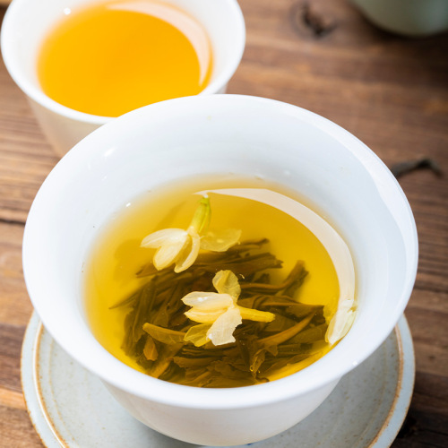 New Tea Jasmine Tea Leaves 500g Green Tea Jasmine Tea Aromatic Type Canned Tea Gift Box for Live Streaming Gifts