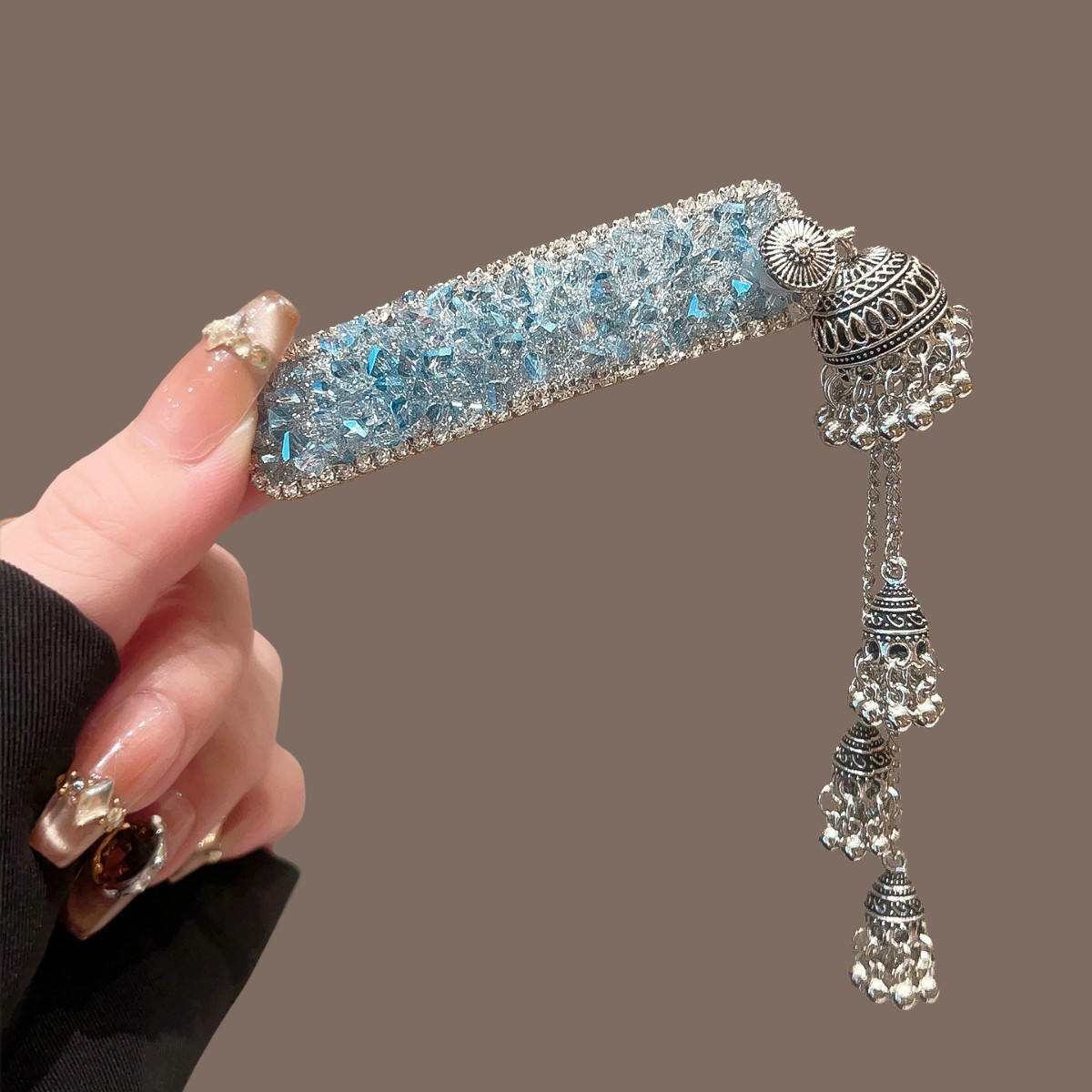 Blue square diamond BB clip