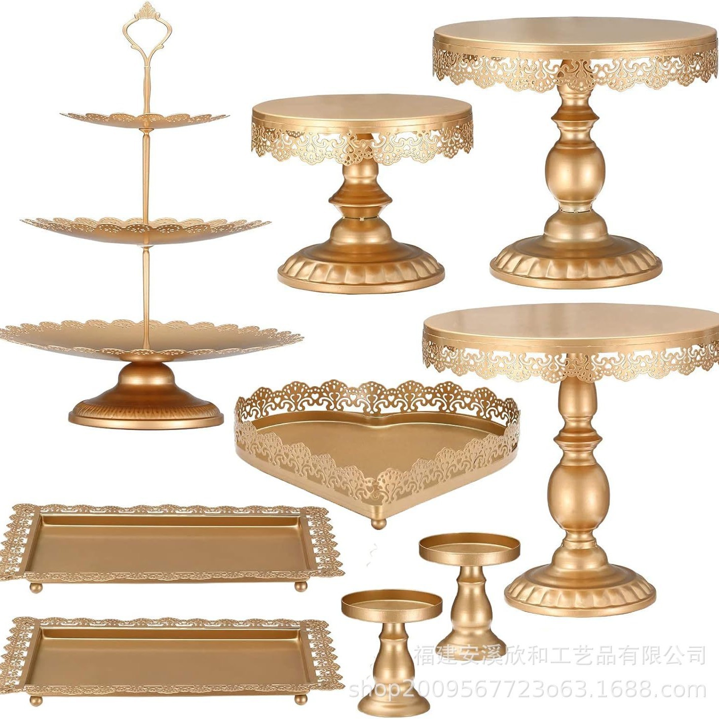 Soporte para pasteles Decoración de mesa de postres de cumpleaños Decoración de fiesta de cumpleaños Soporte de exhibición Mesa de postres Decoración de suministros transfronterizos