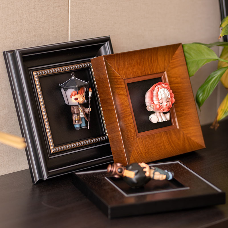 Blind Box Display Frame Wall-Mounted Bubble Storage 3D Figure Display Stand DIY Decoration Doll Mart Black Frame Blind Box Display Frame Wall-Mounted Bubble Storage 3D Figure Display Stand DIY Decoration Doll Mart Black Frame