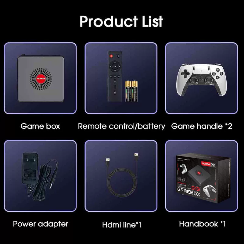 Game console, box for home use, wireless bluetooth controller, (Cross-border trading)
