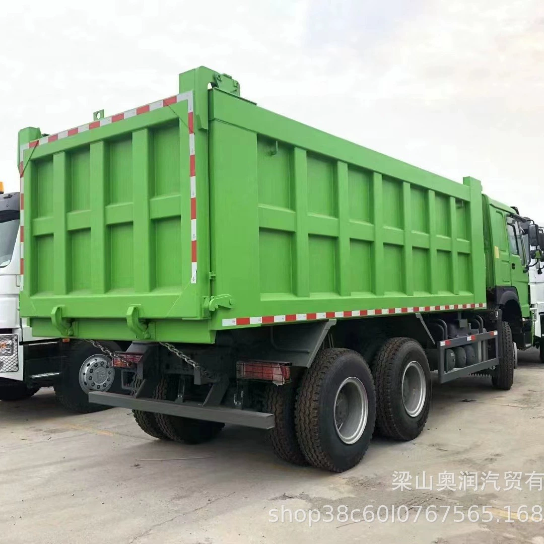 Продано в Африку самосвал Howo, подержанный 10-колесный самосвал, самосвал с правой кабиной для песка и гравия.