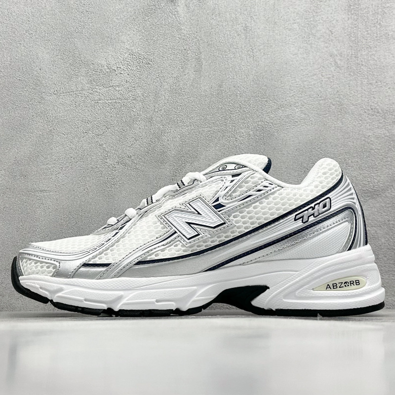 純粋なオリジナル NB740 ランニングシューズ通気性メッシュスポーツシューズ男性と女性のためのレトロな高さのパパシューズカップルファッショナブルな靴|undefined