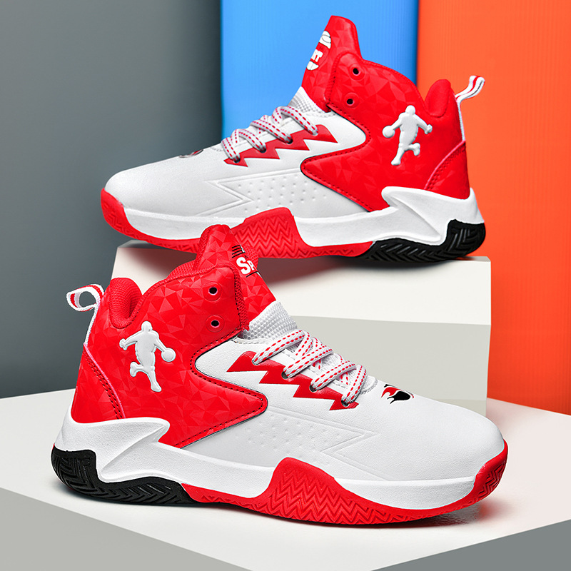 Verano spot rojo otoño general de alto nivel transpirable exportar zapatillas deportivas de goma amortiguación gruesa general brillo adulto