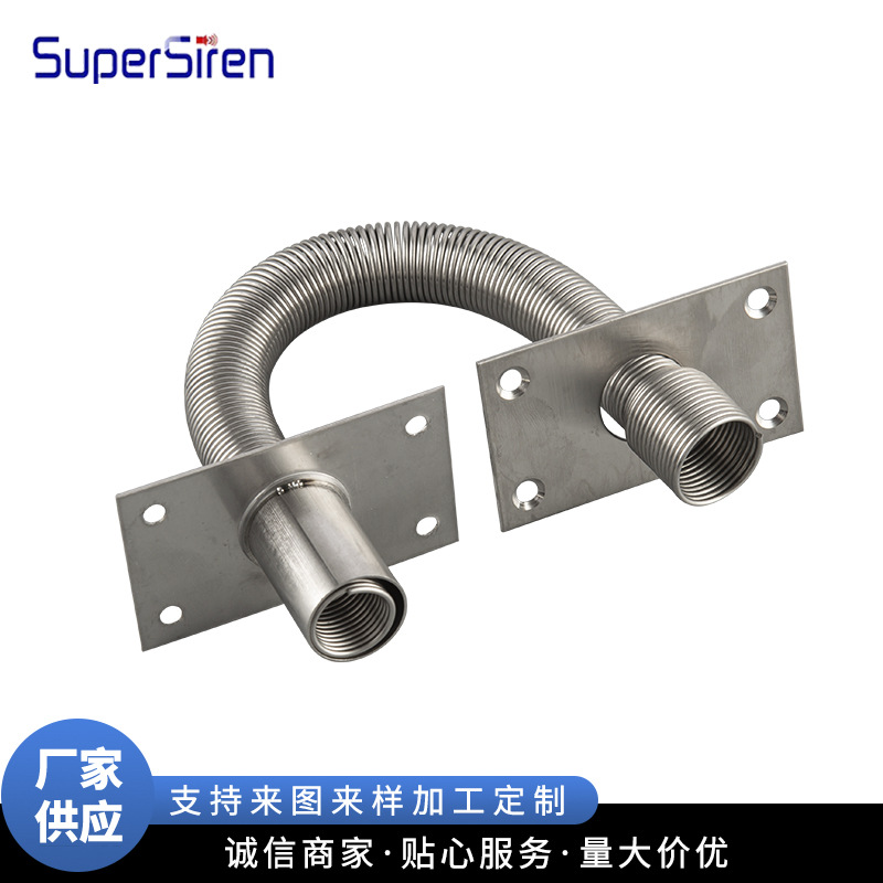 180mm不锈钢弹簧过线器 防夹门禁过线器 隐藏式穿线管供应