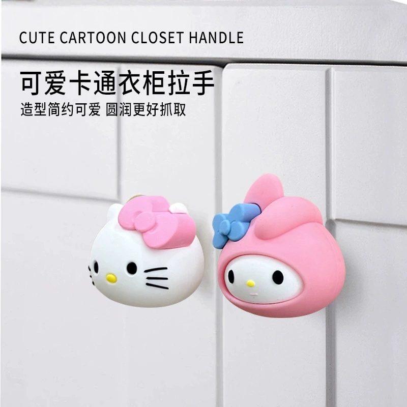 Мультяшный шкаф ручка милый мультяшный ящик шкаф для обуви ручка ПВХ дверной ручки Микки дверной ручки