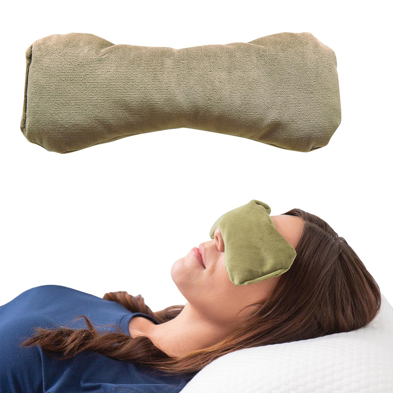 Cross-Border Technology Gravity Eye Mask Microwave Heating Steam Hot Compress Eye Mask Yoga Meditation Sleep Eye Pillow Amazon