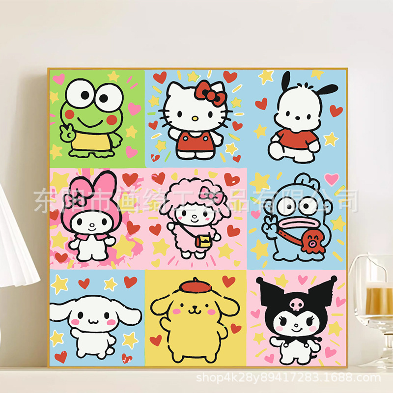 LL115 / 20*20CM(画笔+颜料+绷好内框）