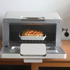 雨花石搪瓷卷邊長方托盤零食盤吐司麵包盤備餐盤日式燒鳥盤調色盤